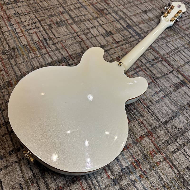 Used Epiphone Riviera Custom P93 Royale - Pearl White