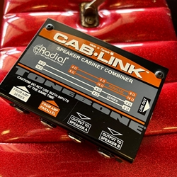 Radial Cab-Link Speaker Cab Combiner, Black/Orange