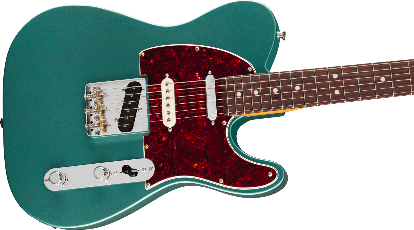 Fender American Professional Classic Hotshot Telecaster w/ Deluxe Gig Bag - Faded Sherwood Green Metallic