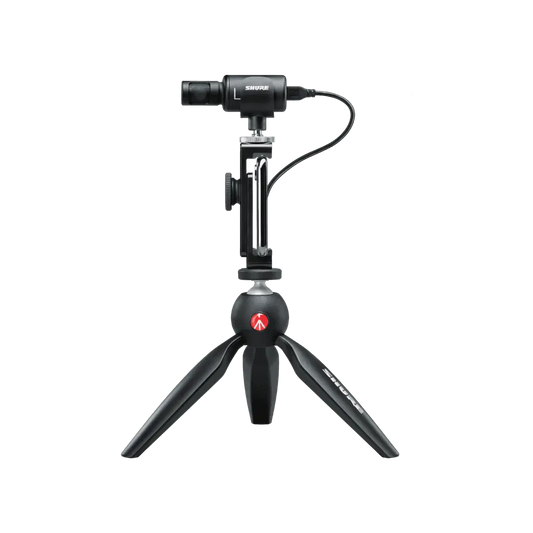 MV88+ Video Kit Stereo Condenser Microphone w/ Tripod and Phone Mounts
