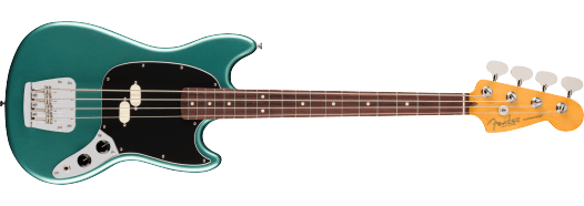Fender American Professional Classic Mustang Bass - Faded Sherwood Green Metallic