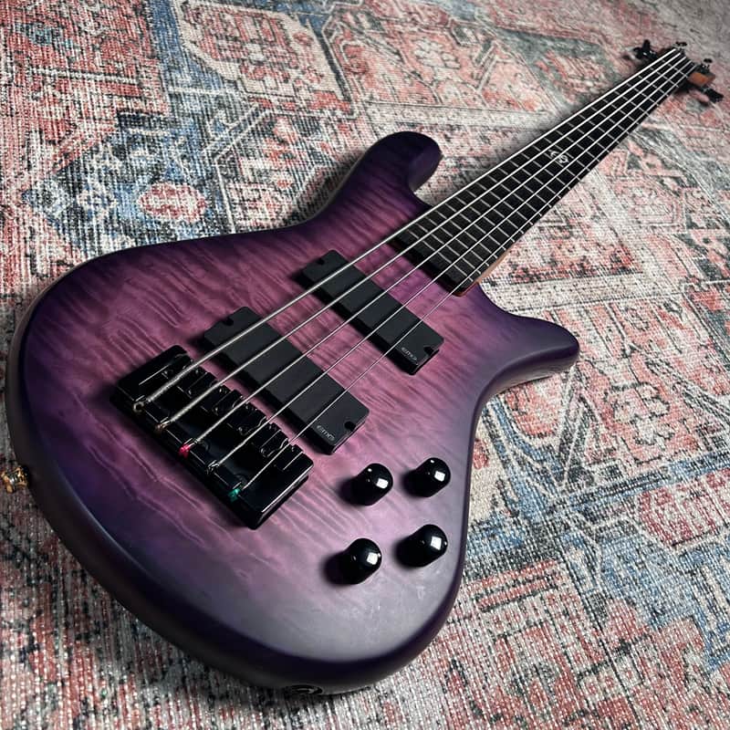 USED Spector NS Pulse II 5 Ultra Violet Matte w/ Gigbag