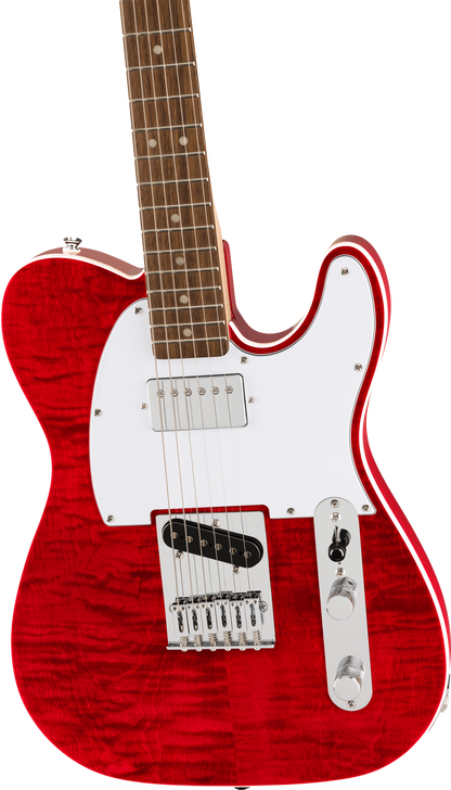 Squier Affinity Telecaster FMT SH - Crimson Red Transparent