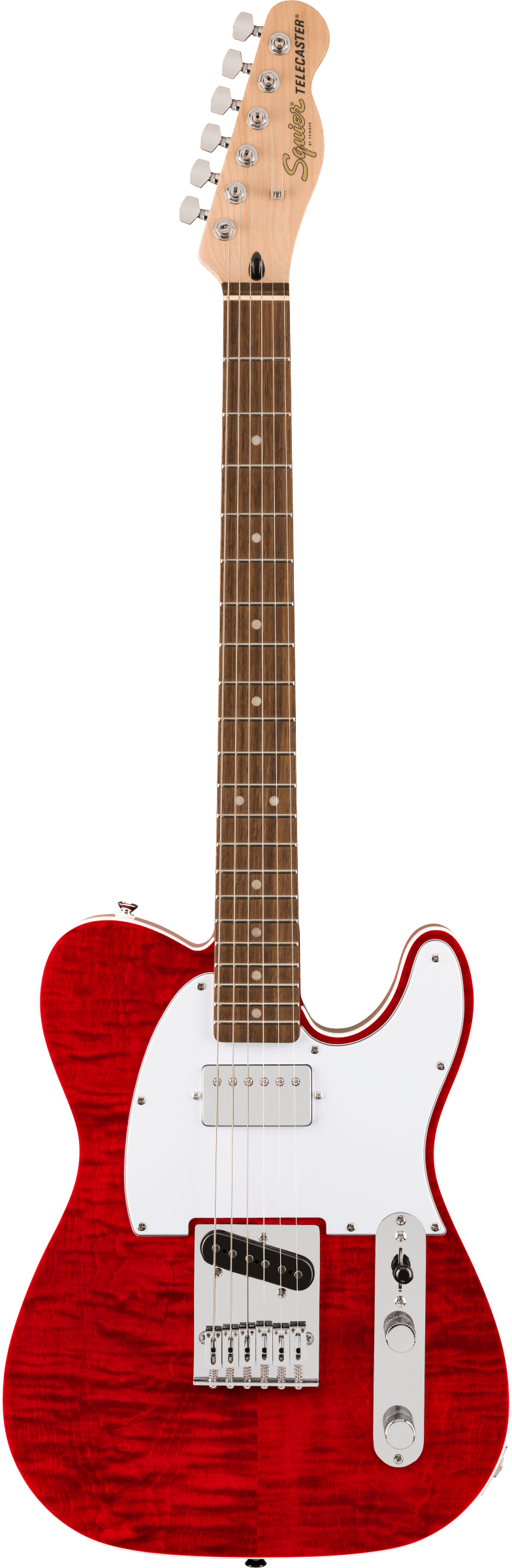 Squier Affinity Telecaster FMT SH - Crimson Red Transparent