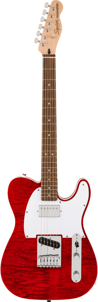 Squier Affinity Telecaster FMT SH - Crimson Red Transparent