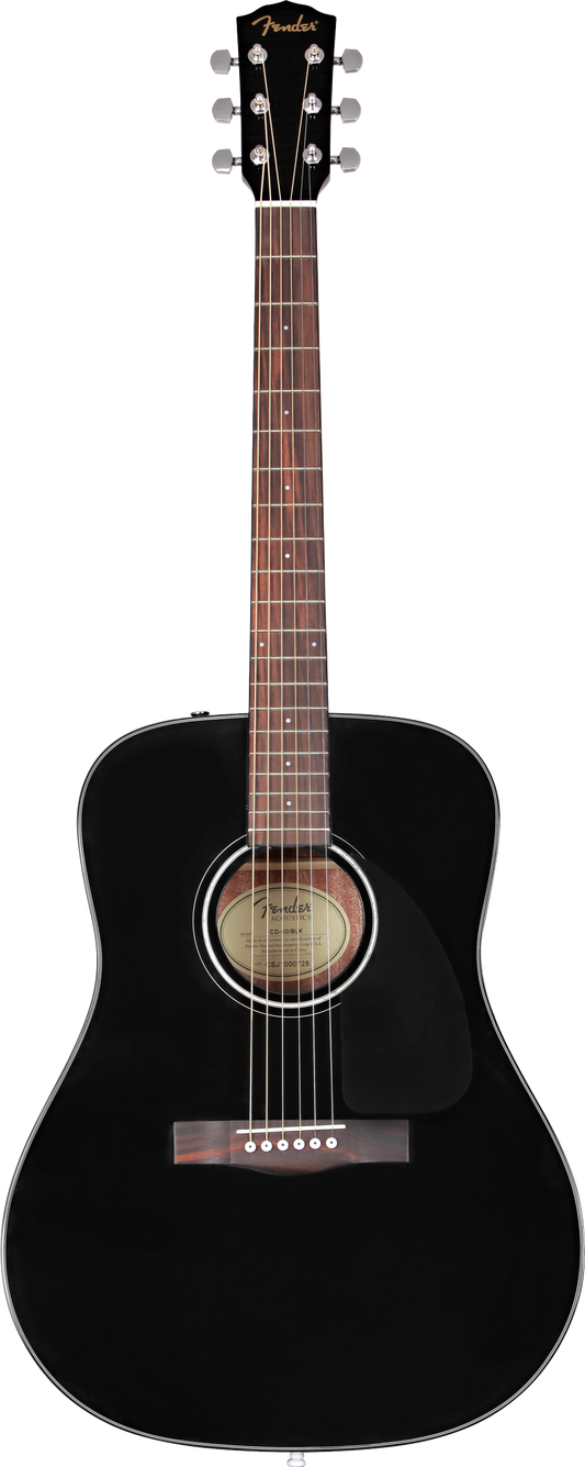 Fender CD-60 V3 Dreadnought w/ Case - Black