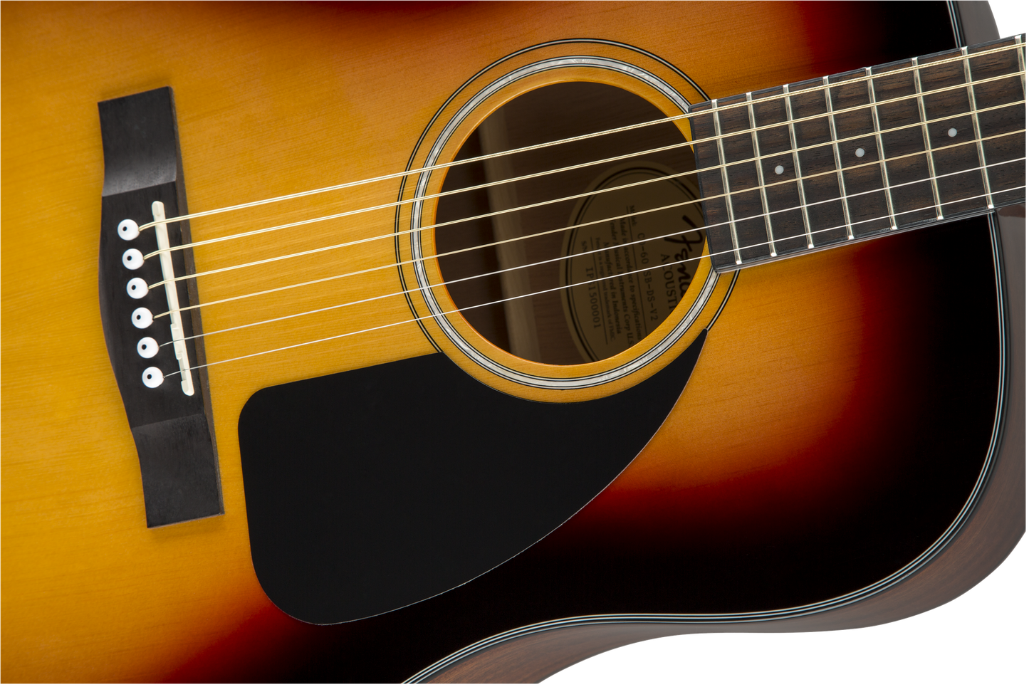 Fender CD-60 V3 Dreadnought Acoustic w/ Case - Sunburst