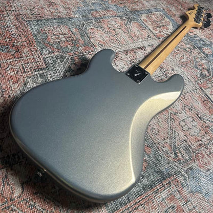 USED Fender Player Precision Bass w/ Pau Ferro Fretboard 2021 Silver