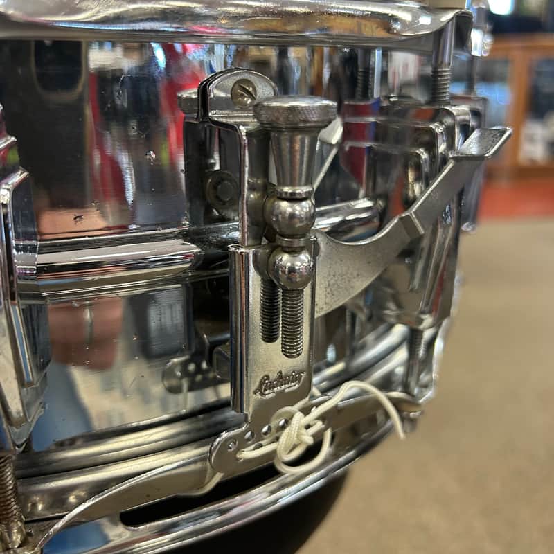USED 1968 Ludwig No. 400 Supraphonic 5x14" 10-Lug Chrome Over Aluminum Snare Drum