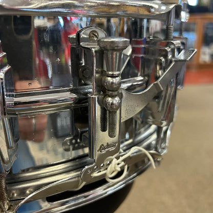 USED 1968 Ludwig No. 400 Supraphonic 5x14" 10-Lug Chrome Over Aluminum Snare Drum