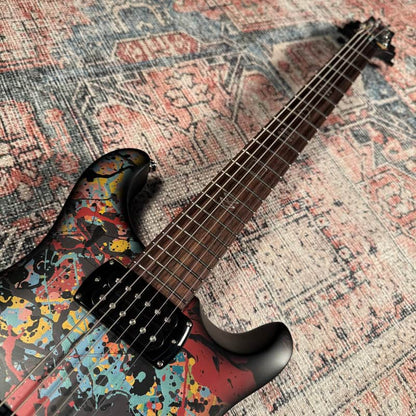 Paul Reed Smith SE LTD Ed Sheeran Signature Hollowbody I Piezo Baritone w/ Gig Bag and Hand Signed Print- Cosmic Splash