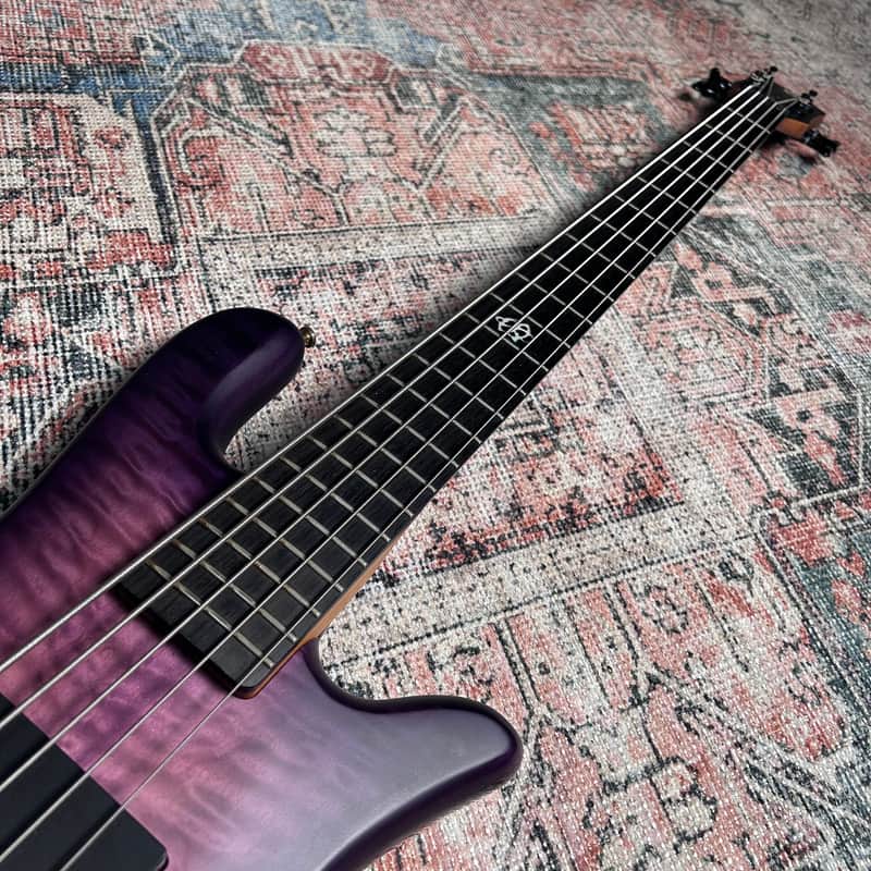 USED Spector NS Pulse II 5 Ultra Violet Matte w/ Gigbag