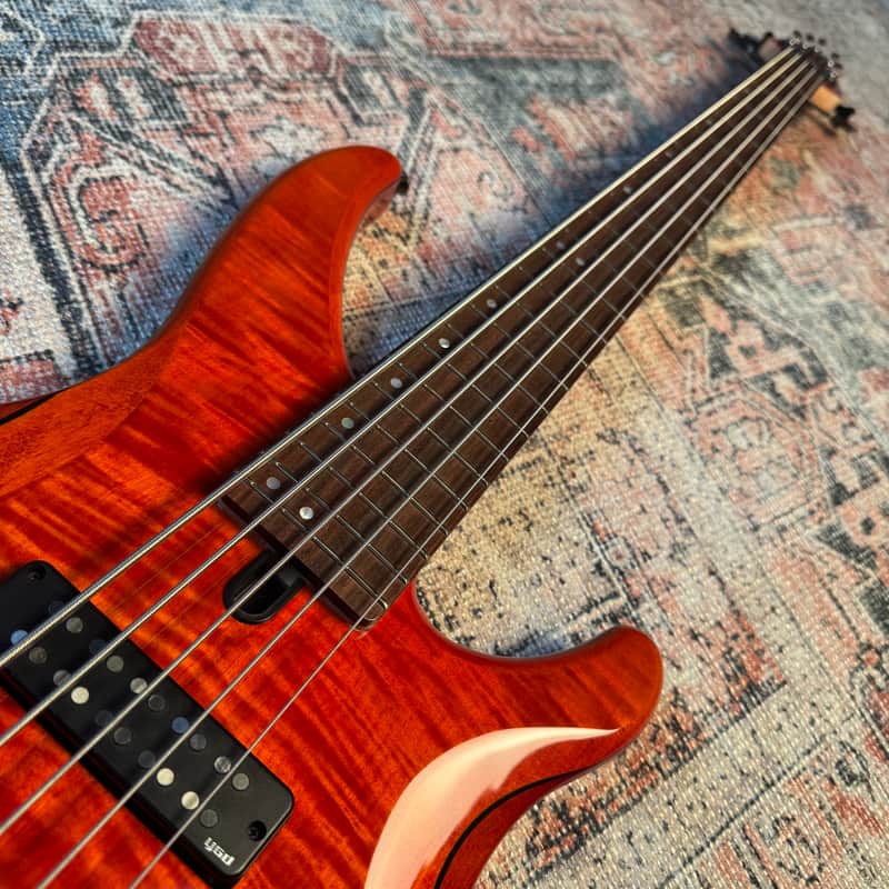 Yamaha TRBX605FM 5-String Bass - Caramel Brown