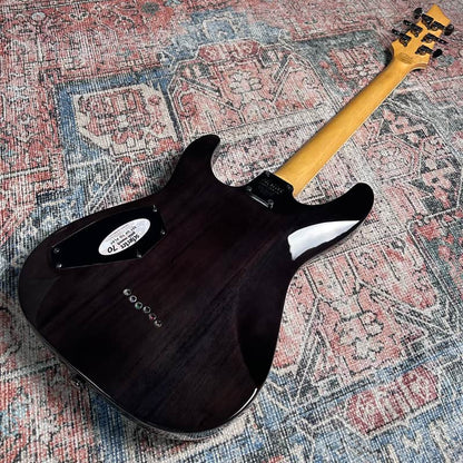 Schecter Omen Extreme-6 Electric Guitar w/ Case - See-Thru Black