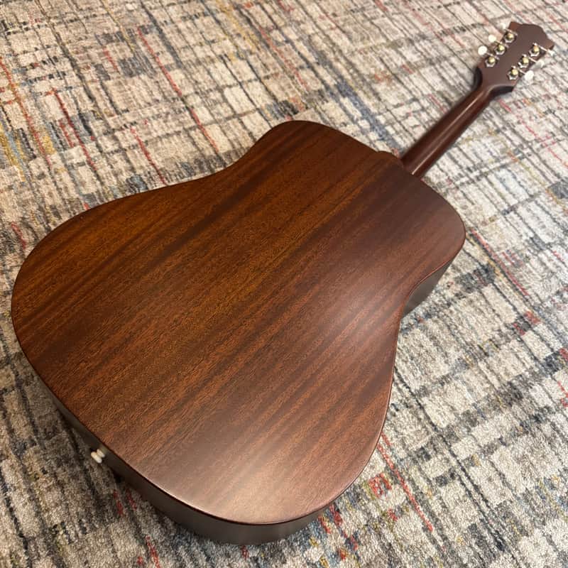 USED Guild USA D-20 Natural USA-Made Mahogany Dreadnought Acoustic Guitar w/ Original Hardshell Case