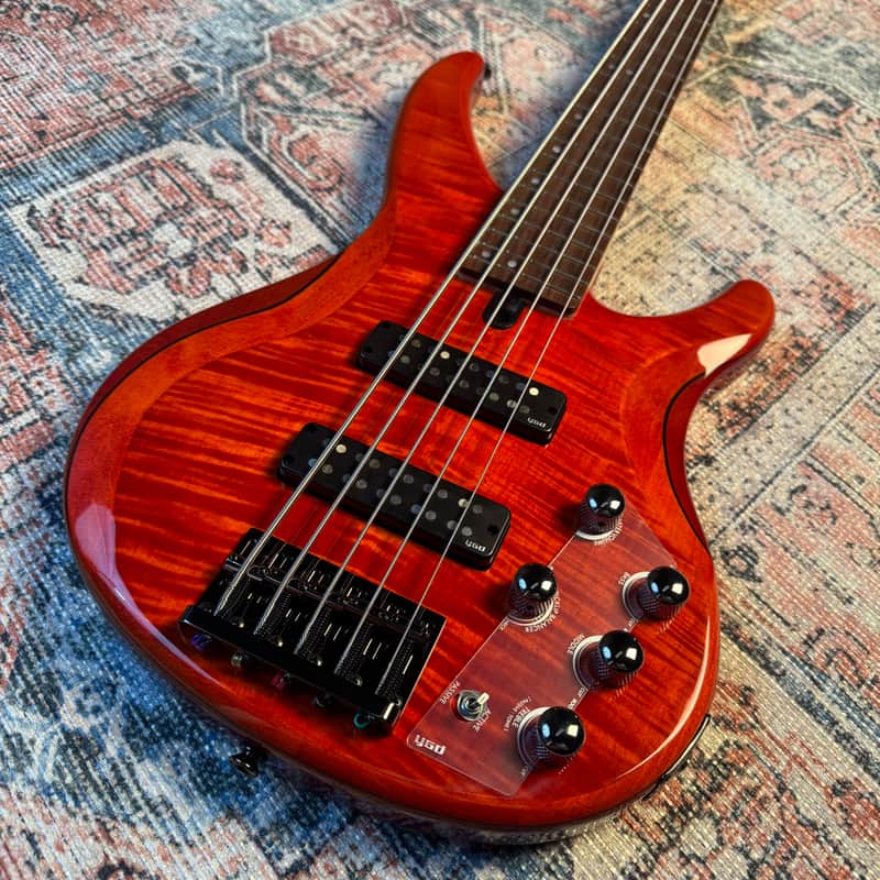 Yamaha TRBX605FM 5-String Bass - Caramel Brown