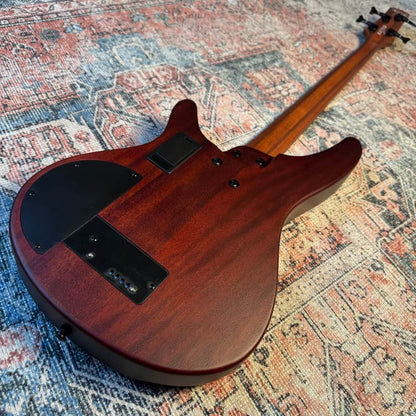 Ibanez SRH500F-NNF Bass Workshop Fretless Soundgear - Natural Browned Burst Flat