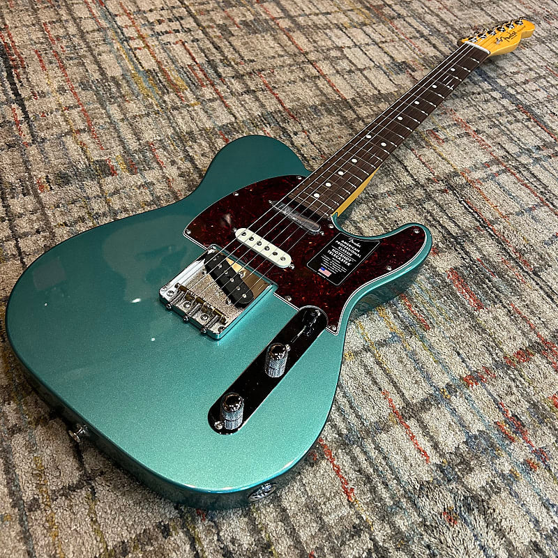 Fender American Professional Classic Hotshot Telecaster w/ Deluxe Gig Bag - Faded Sherwood Green Metallic