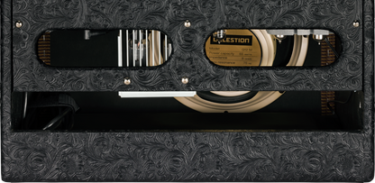 Fender Hot Rod Deluxe 30th Anniversary - Black Western w/ Brown/Gold