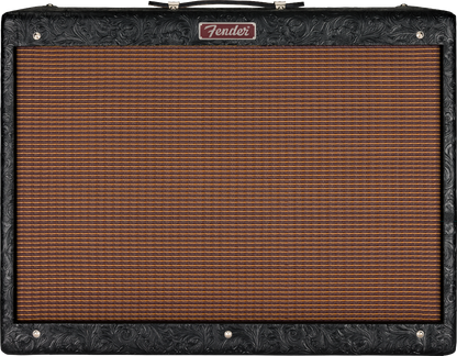 Fender Hot Rod Deluxe 30th Anniversary - Black Western w/ Brown/Gold