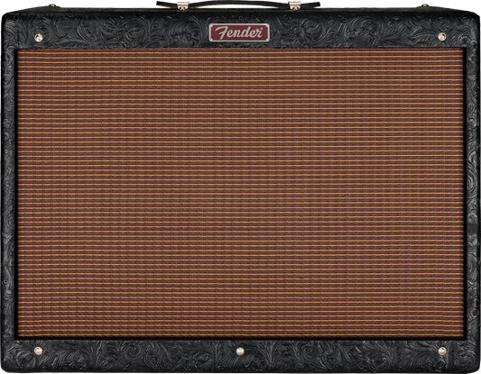 Fender Hot Rod Deluxe 30th Anniversary - Black Western w/ Brown/Gold