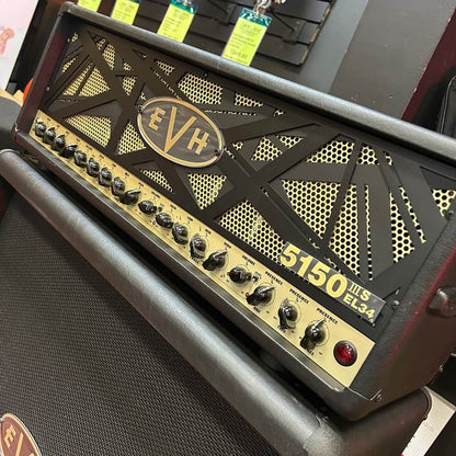 USED EVH 5150 IIIS EL34 3-Channel 50-Watt Head & Cabinet