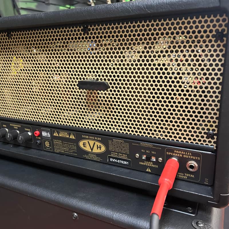 USED EVH 5150 IIIS EL34 3-Channel 50-Watt Head & Cabinet