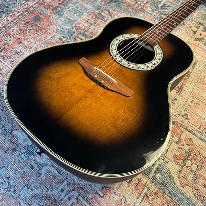 Ovation CC11 Celebrity Vintage Acoustic Guitar – Sunburst w/ Original Case