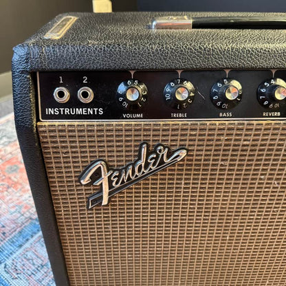 1965 Fender Princeton Reverb Blackface 12-Watt 1x10 Vintage Tube Combo – Early Black Panel