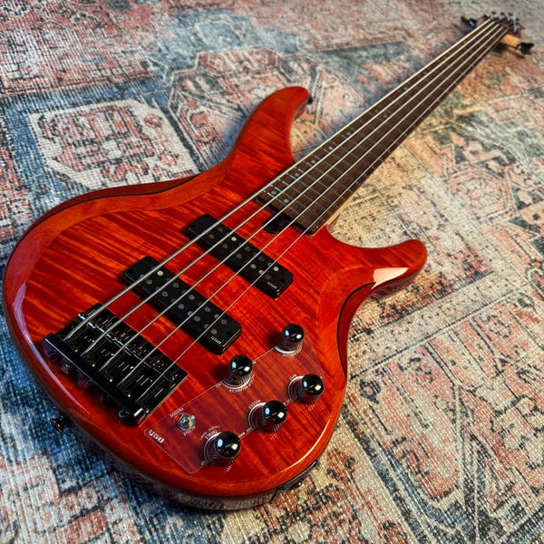 Yamaha TRBX605FM 5-String Bass - Caramel Brown