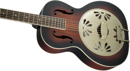 Gretsch G9241 Round Neck Alligator Biscuit Resonator w/pickup - 2-Color Sunburst