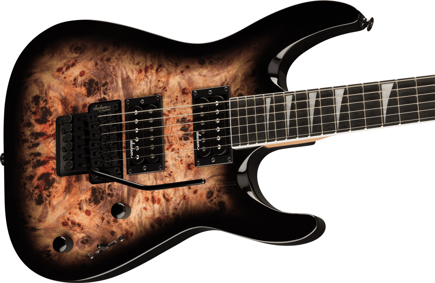 Jackson Dinky JS32 DKAP - Transparent Black Burst