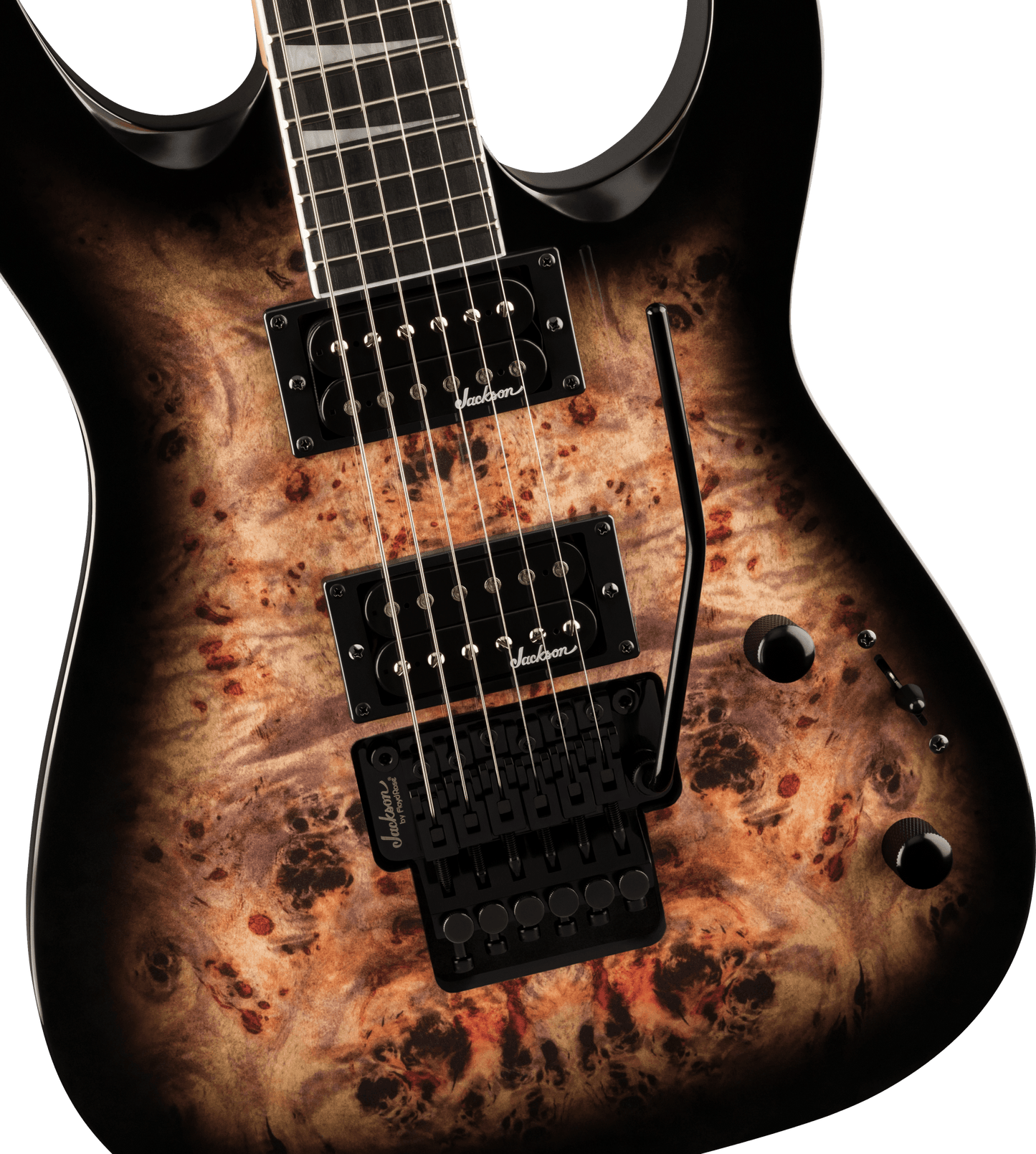 Jackson Dinky JS32 DKAP - Transparent Black Burst