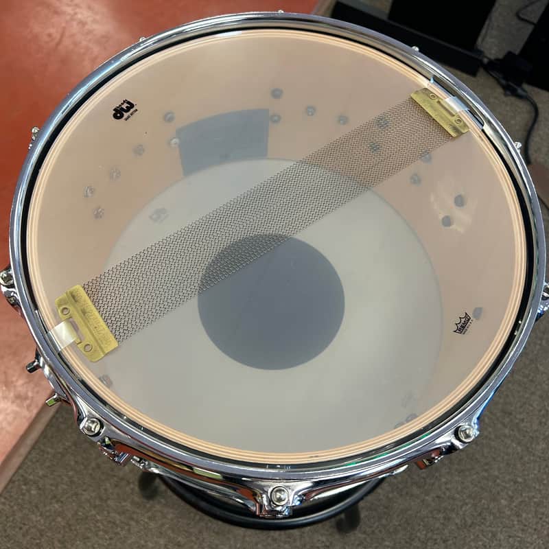 USED DW Performance Series 6.5"x14" Maple Snare Drum - Ebony Stain