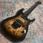 USED ESP LTD H-1001FR W/ Case - Black Natural Burst