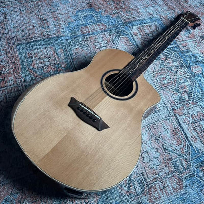 USED Washburn BTSC40SCE Bella Tono Suprema Acoustic-Electric Guitar w/ Case - Natural