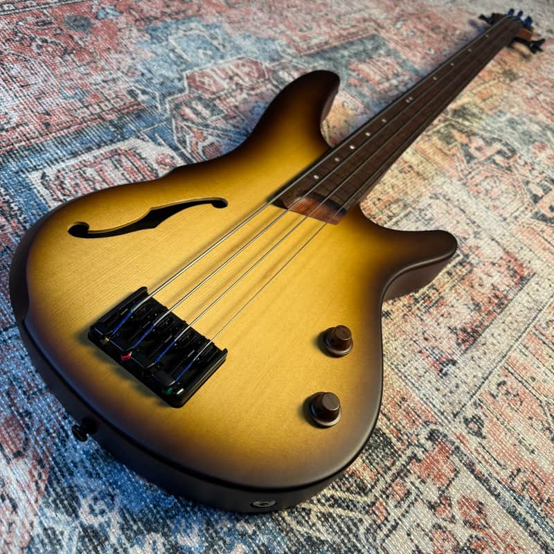 Ibanez SRH500F-NNF Bass Workshop Fretless Soundgear - Natural Browned Burst Flat