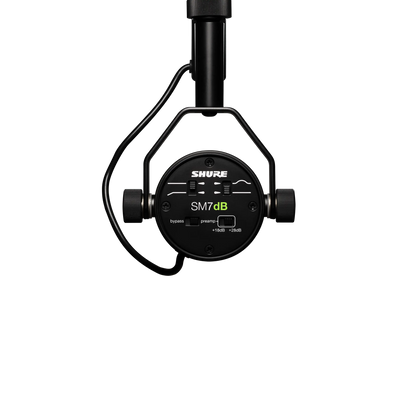 Shure SM7dB Dynamic Vocal Microphone With Built-in Preamp