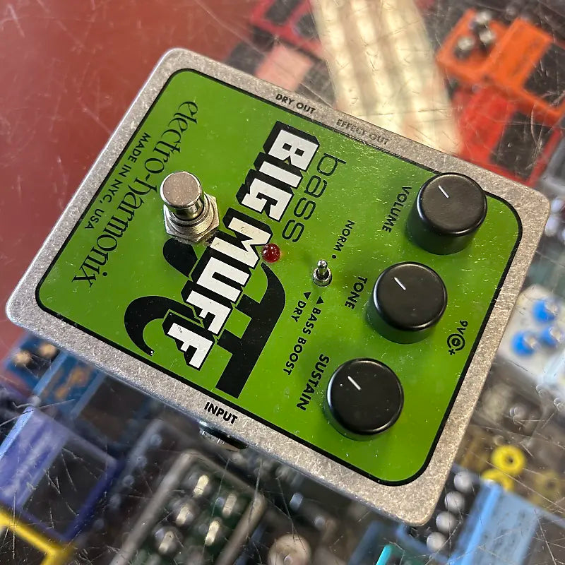 USED EHX Bass Big Muff Pi Distortion/Sustainer w/ Box
