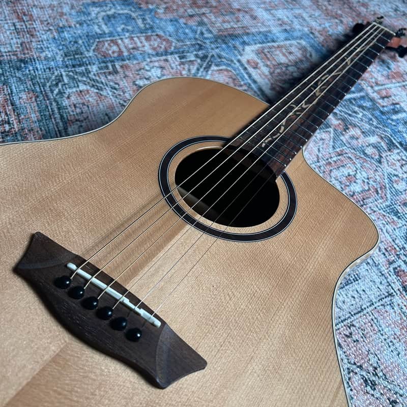 USED Washburn BTSC40SCE Bella Tono Suprema Acoustic-Electric Guitar w/ Case - Natural