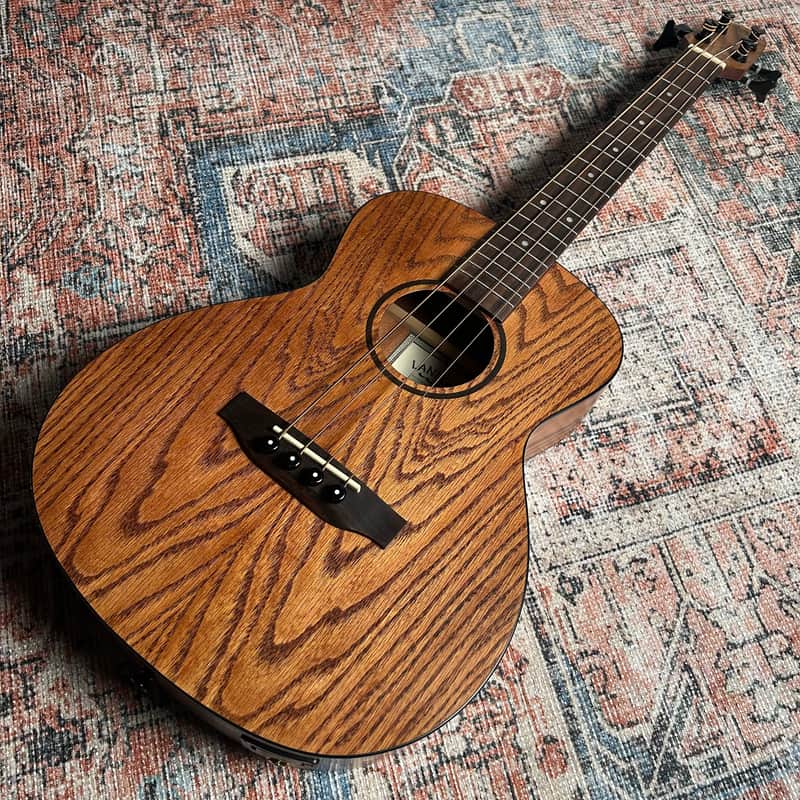 USED Lanikai OA-EBU Oak Ukulele Bass w/ Fishman Clasica II Preamp & Gigbag