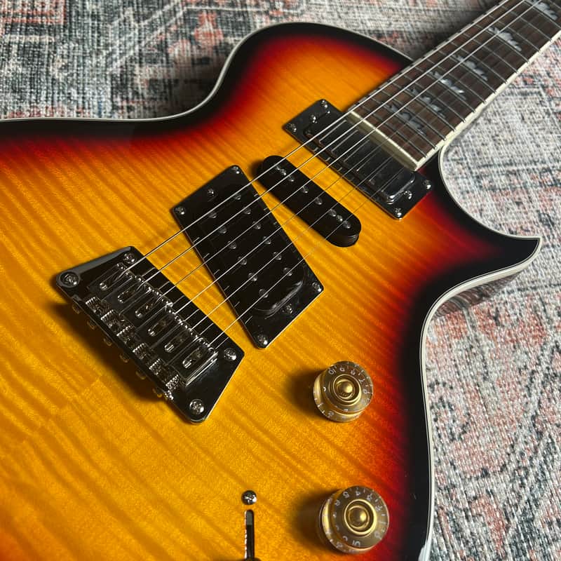 USED Epiphone Nighthawk Custom Reissue W/ Case - Fireburst