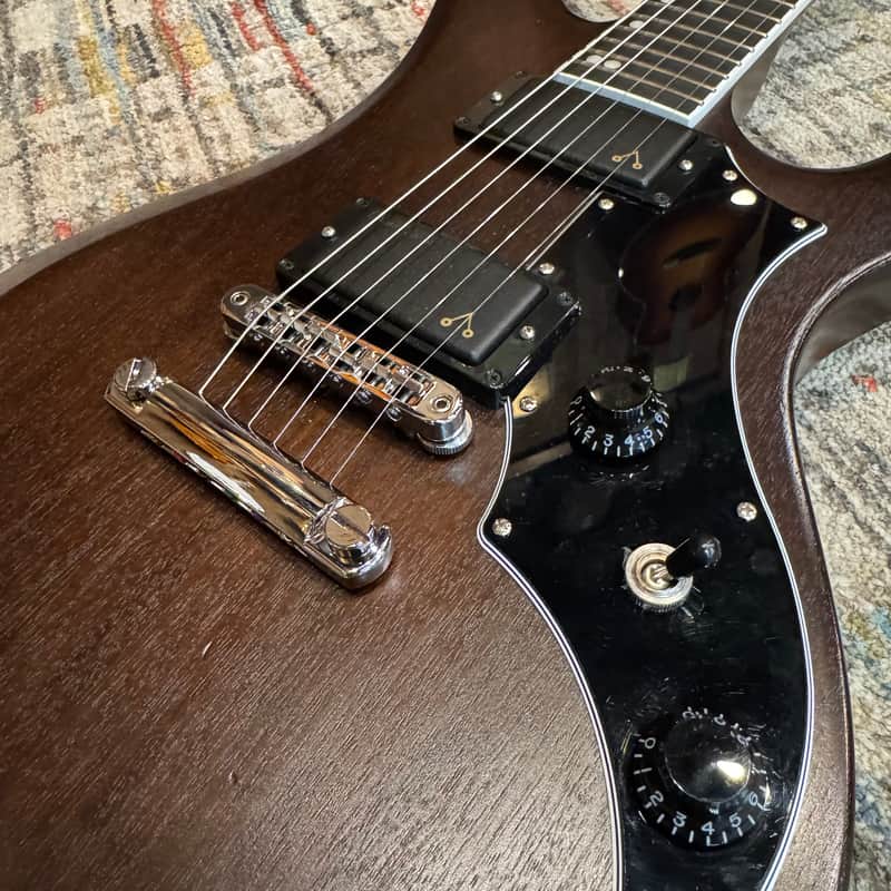 USED Gibson Victory 2024 w/ Upgraded Pickups and Case - Dark Walnut Satin