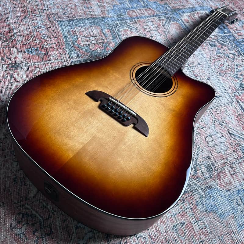 Alvarez Artist Series AD6012CE 12-String w/ LR Baggs StagePro and Element - Shadowburst