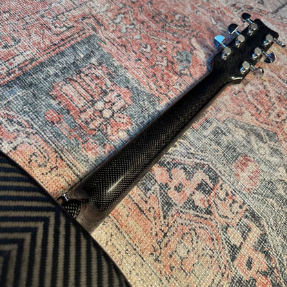 RainSong BI-JM1000N2 Black Ice Jumbo Carbon Fiber Acoustic-Electric Guitar – Black (Used)