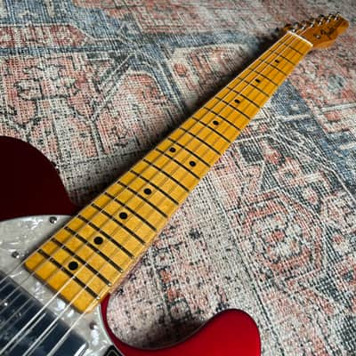 Fender American Vintage II '72 Telecaster Thinline w/ Case - Candy Apple Red