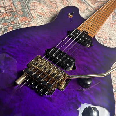 USED EVH Wolfgang WG Special QM with Maple Neck, W/Case - Purple Burst