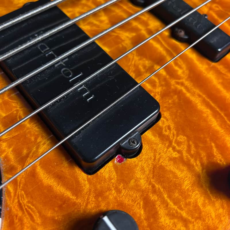 USED Lakland Skyline 55-02 Deluxe - Cherry Sunburst