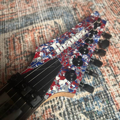 Ibanez 250th USA Anniversary RGR6A250 w/Case - Red, White and Blue Splatter
