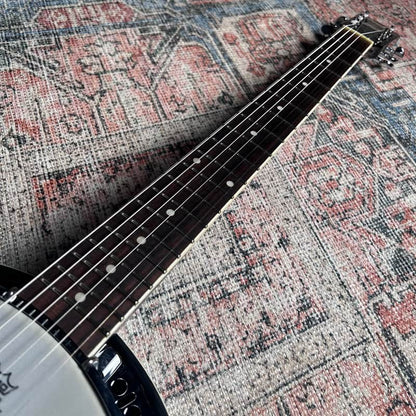 USED Fender Rustler 6-String Resonator Banjo Guitar w/ Case - Sunburst